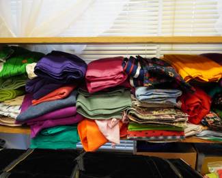 a sample of the fabric