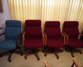 rolling dining chairs