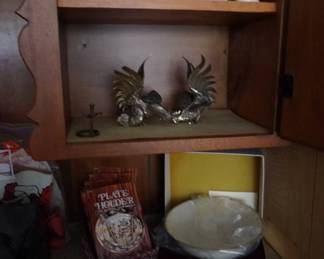 bookends, marbles,