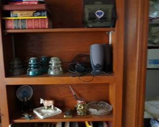 insulators, books, ash trays