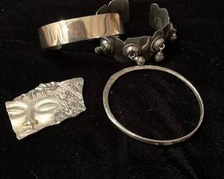 Vintage sterling jewelry from Mexico