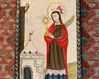 Bernadette Pino Saint Barbara retablo, 1999