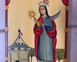 Bernadette Pino Saint Barbara retablo, 1996