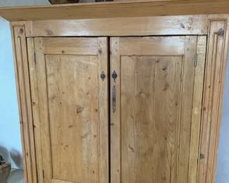 Antique pine cupboard