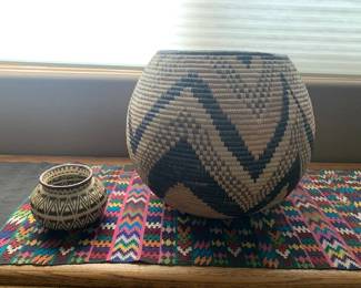 Wounaan and Zulu baskets