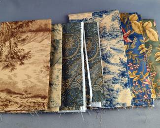 Cotton Quilt Fabric Totaling 12+ Yards Including 