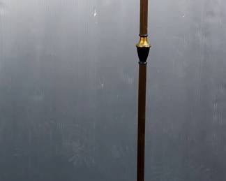 Cast Iron Bridge Arm Floor Lamp With Adjustable Socket, 56", Powers On 