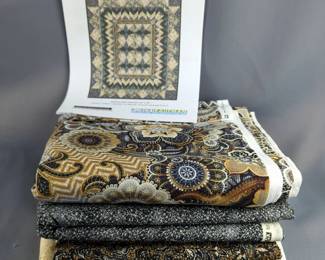 Robert Kaufman Fabrics "Fortissimo" Quilt Kit Including 14.5 Yards Of Coordinating Fabrics And Instruction/Pattern Booklet