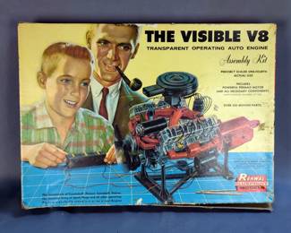 Renwal Blueprint Models The Visible V8 Model Assembly Kit, Model 802:1095