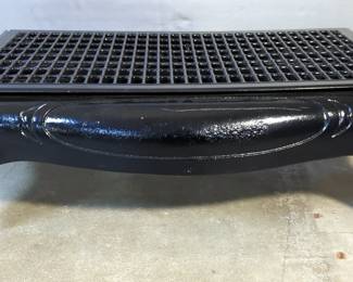 Metal Wood Burning Stove Base, 10" x 34" x 23"