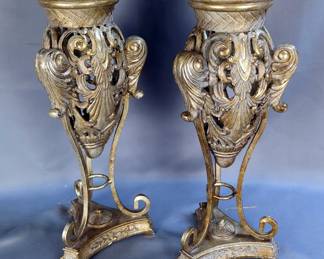 Art Nuevo Style Resin Decor, 17", Qty 2 