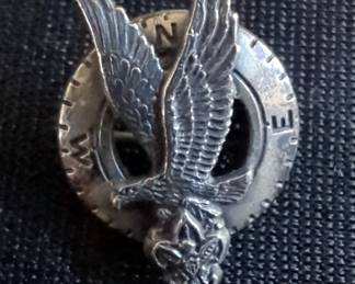 Vintage Boy Scouts Explorer Sterling Silver Award Lapel Pin