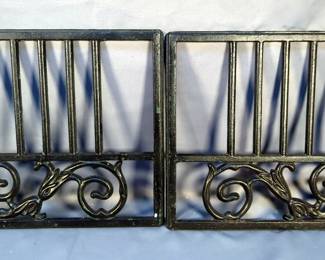 Cast Iron Decor Panels, 14" x16", Qty 2