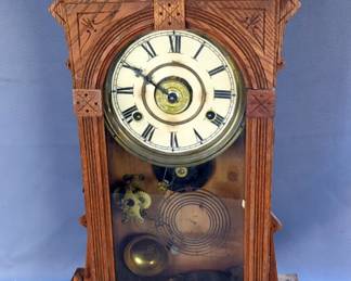 Wm L. Gilbert Clock Co. Crius Mantle Clock, 20" x 11.5" x 4"