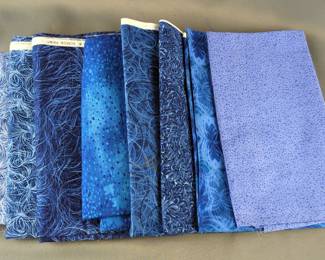 Cotton Quilting Fabric Collection Totaling Over 14 Yards Including 