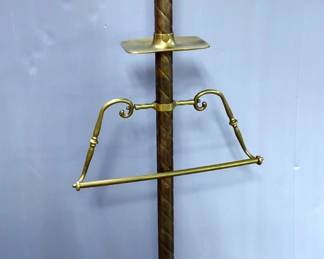 Brass Gentleman's Valet, 56" x 17.5" 
