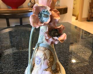 Amphora antique Art Nouveau vase 