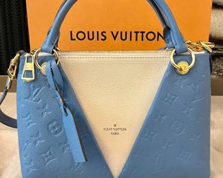 Louis Vuitton Empreinte V tote BB. Denim and Cream.