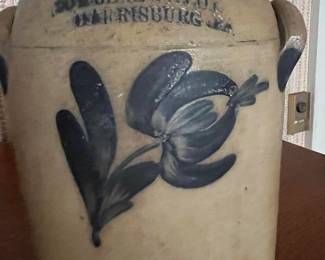 Cowden and Wilcox crock, Harrisonburg, PA, c. 1870.