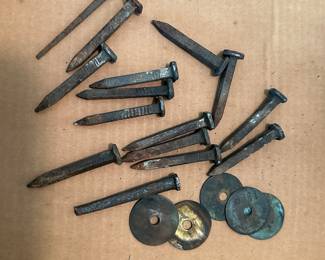 Antique square nails 