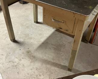 Midcentury Metal Desk