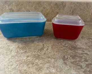 Vintage Pyrex Refrigerator Dishes