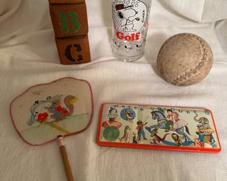 Snoopy Glass, vintage toys