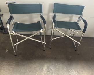 Aluminum camp chairs, very lightweight 