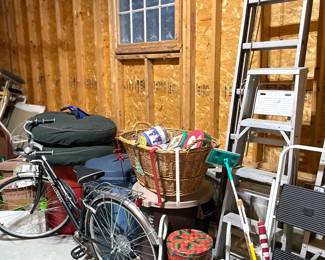 Tins, Trash Cans, & Ladders