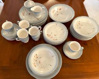 Vintage Mikasa Wheat Pattern Dinnerware Service for 8