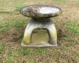 Concrete Bird Bath