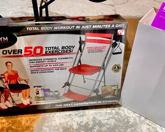 Exercise Chair & Shark Vac