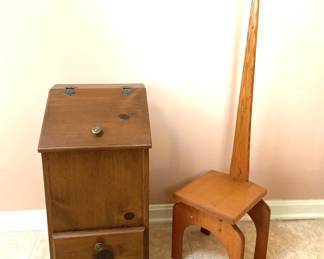 Potato Bin and Step Stool