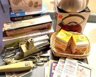 Hand Mixers, Teapots and Trivets