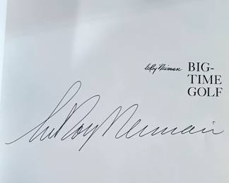 "Big Time Golf" by American Artist LeRoy Neiman, signed