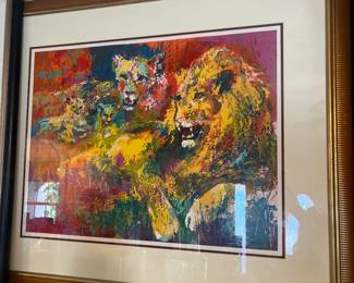 Lions by Artist LeRoy Neiman