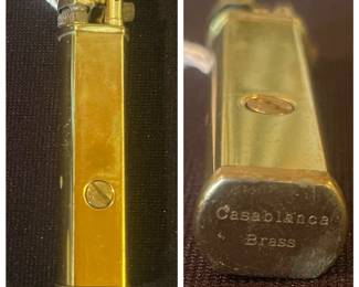Casablanca brass lighter