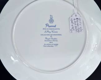 Set of 4 LeRoy Neiman Plates by Royal Doulton, signed