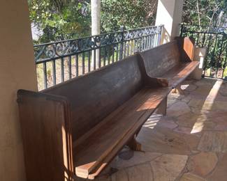 14' church pew