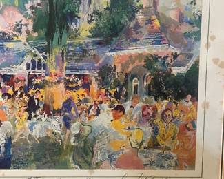 Tavern on the Green by LeRoy Neiman, as is