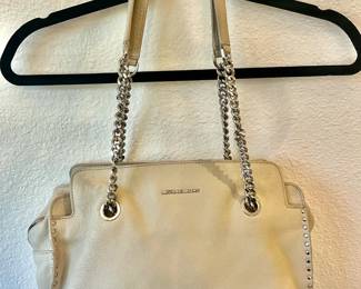 Michael Kors Large Astor Studded Leather Satchel