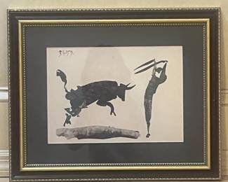 Pablo Picasso Tory Y Toreros Bullfight print