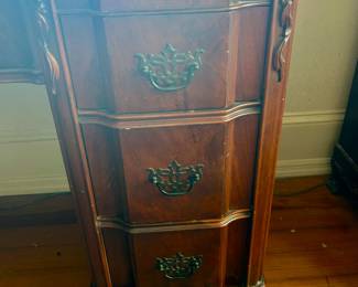 Close up of desk drawers