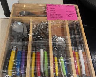 33 piece utensil set, Laquiole by Flying Colors