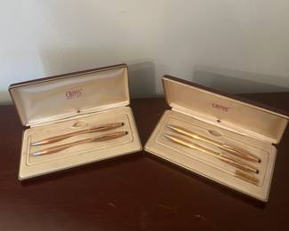 Gold Cross Pen Sets