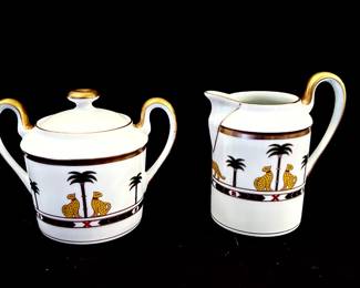 Christian Dior, "Casablance" China & Dinnerware. Pieces are priced individually and are available for pre-sale purchase now. Please inquire for more information.