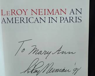 LeRoy Neiman: An American in Paris, signed