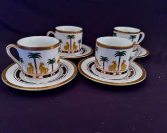 Christian Dior, "Casablance" China & Dinnerware. Pieces are priced individually and are available for pre-sale purchase now. Please inquire for more information.