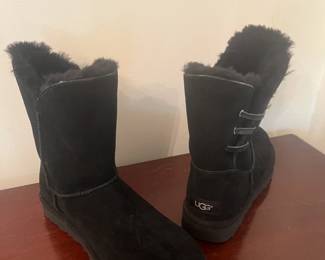 Like new black UGG boots, size 9