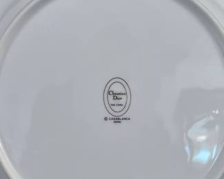 Christian Dior, "Casablance" China & Dinnerware. Pieces are priced individually and are available for pre-sale purchase now. Please inquire for more information.